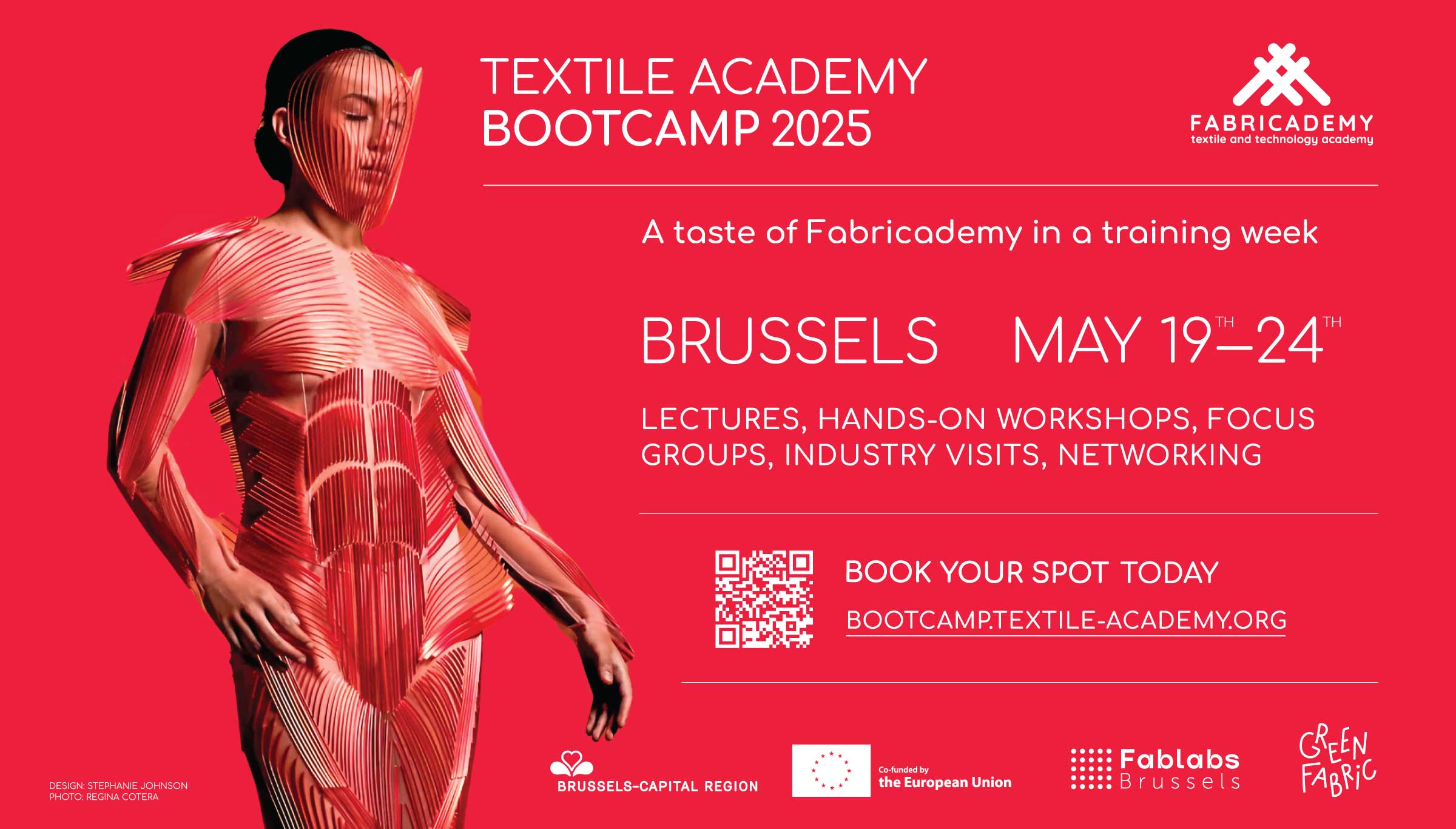Fabricademy Bootcamp - Brussels 2025 Flyer